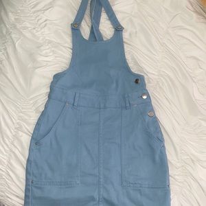 Urban Outfitters Overall Dress - Blue - SIZE 0 - skirtall
